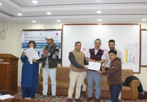 समुदायमा आधारित अनुकूल योजना तथा जलवायु परिवर्तन सम्बन्धी तालिम सञ्चालन