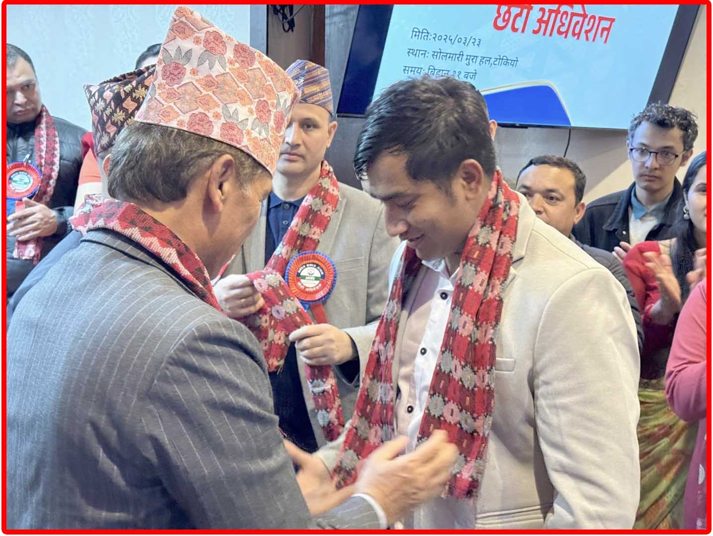 धादिङ समाज जापानको अध्यक्षमा बिमल श्रेष्ठ चयन
