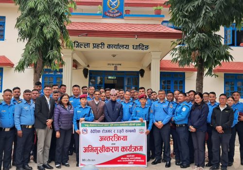 वैदेशिक रोजगारलाई सुरक्षित बनाउन प्रहरीसँग अन्तरक्रिया