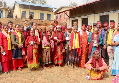 जेष्ठ नागरिक सम्मानित