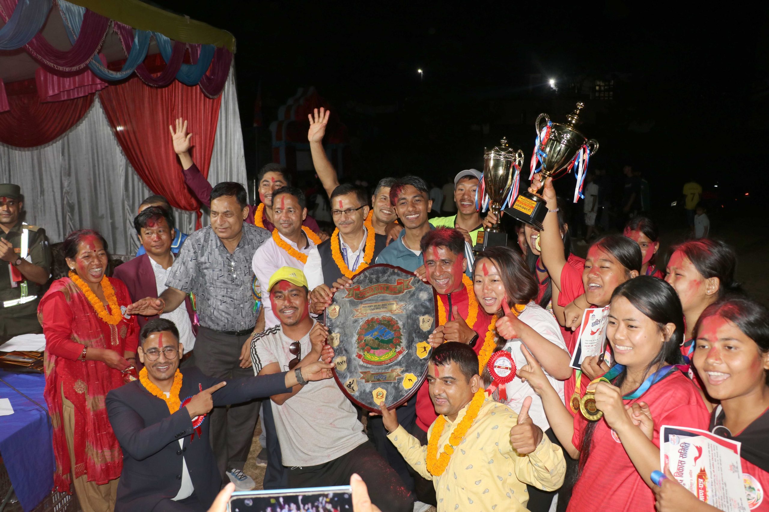 १४ औं धादिङ जिल्ला स्तरीय राष्ट्रपति रनिङ शिल्ड नीलकण्ठले जित्यो