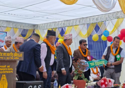 अत्याधुनिक प्रयोगशाला सहितको कृषि तथा पशुपन्छी सेवा केन्द्र उद्धघाटन
