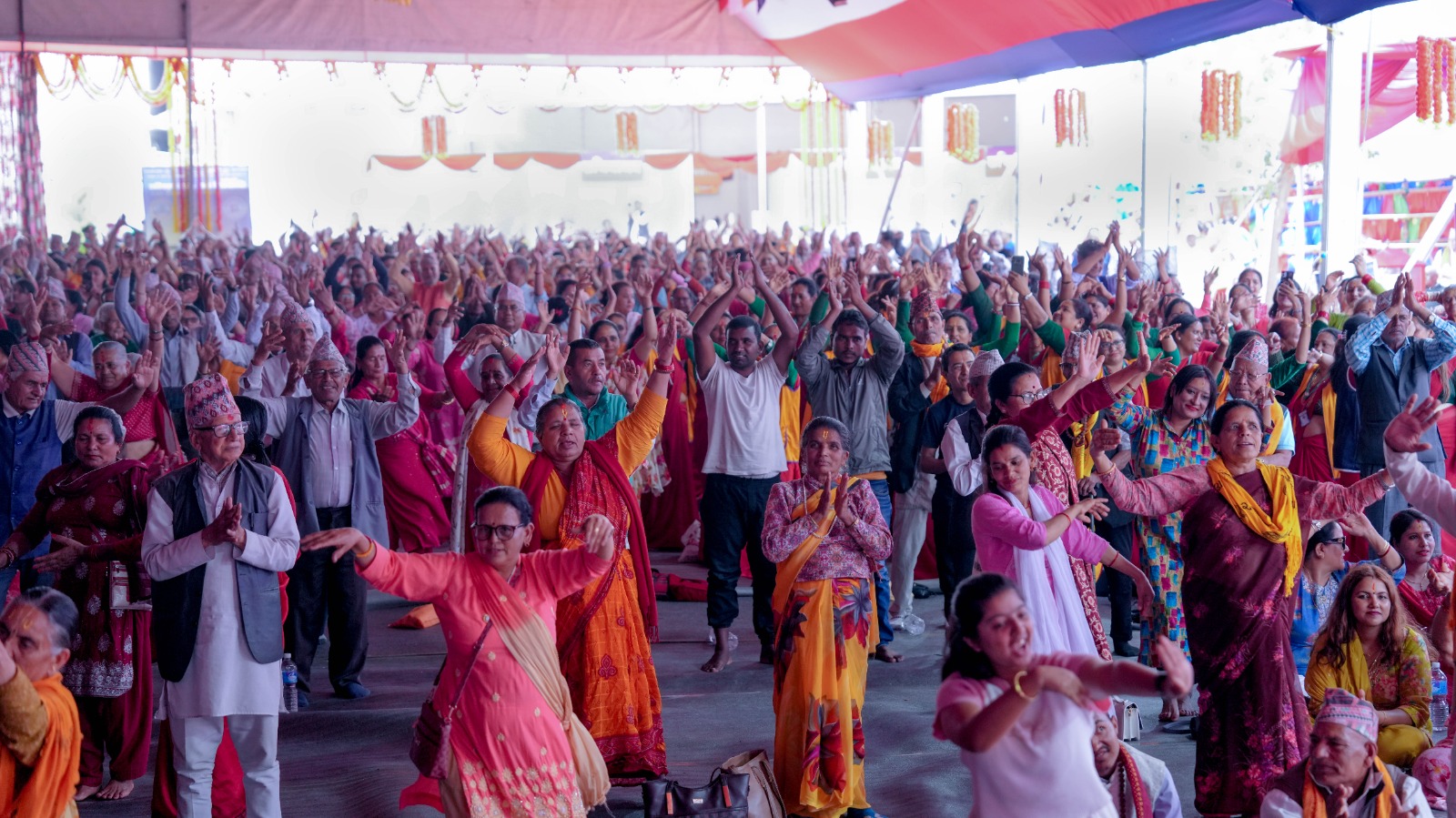 हजार कन्याको पूजा र हजार ज्येष्ठ नागरिकलाई सम्मान गरिँदै
