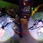 दुई मोटरसाइकल ठोक्किँदा दुई जना घाइते