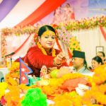 गुरुङ समुदायको पोसाकमा भागवत मञ्जरी राधिका दासी