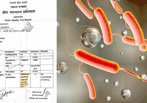 खानेपानीमा कोलिफर्म भेटियो