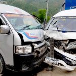 भल्टारमा दुई वटा माइक्रो एकापसमा ठोक्किदा १२ जना घाइते