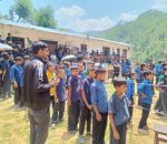 बिधालयमा संघ, प्रदेश र स्थानीय तहको झल्को दिनेगरि नमुना निर्वाचन