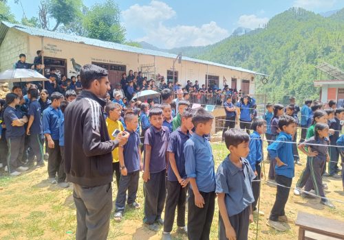 बिधालयमा संघ, प्रदेश र स्थानीय तहको झल्को दिनेगरि नमुना निर्वाचन