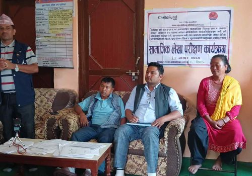 बिदाङमा वडा स्तरीय सामाजिक परीक्षण कार्यक्रम सम्पन्न