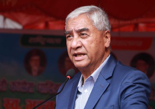 बहुमत ल्याउने वातावरण बनाउन पार्टी एकता जरुरी रहेको देउवाको भनाई