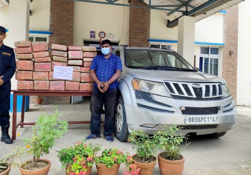 गाँजासहित एक जना पक्राउ