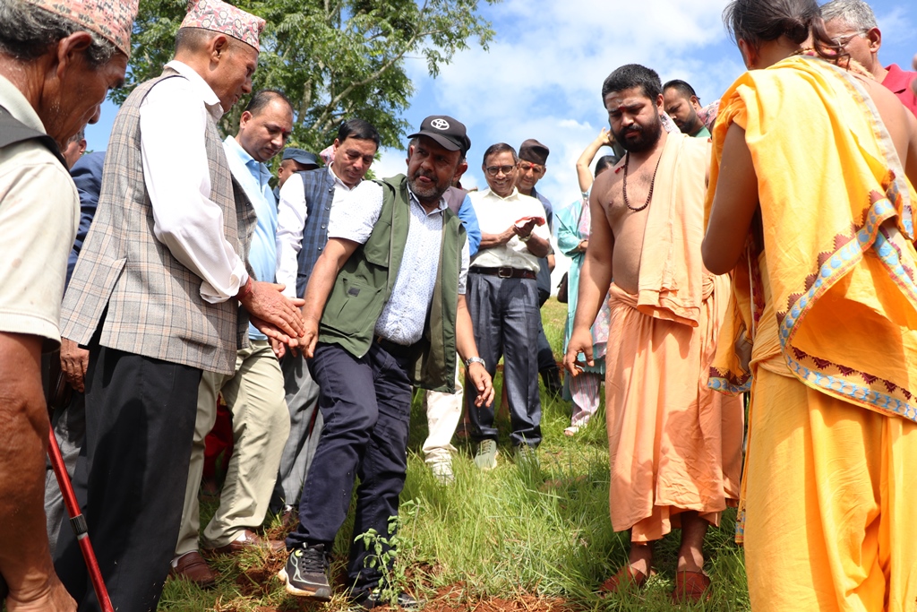 ग्रह बाटिका, राशि र औषधीजन्य विरुवा वृक्षारोपण