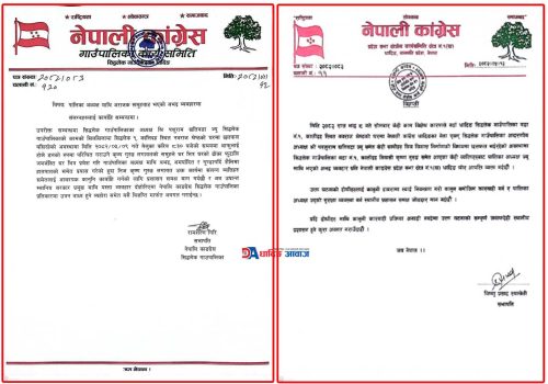 अध्यक्षमाथि दुर्व्यवहार गर्नेलाई कारबाही गर्न नेपाली काँग्रेसको माग