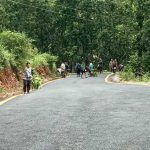 श्रमदानद्वारा सडक सरसफाई हुने