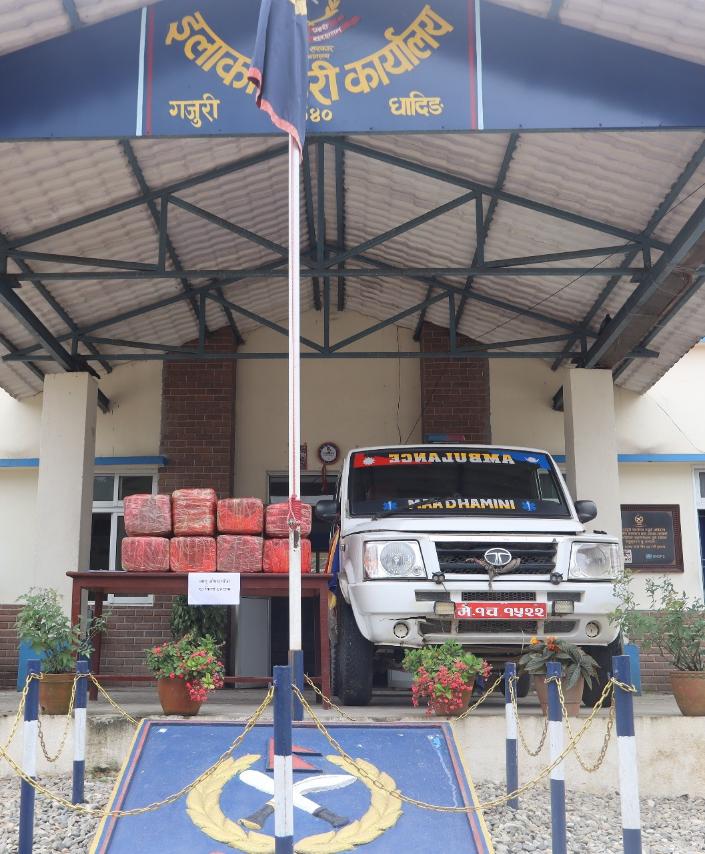गाँजासहित दुई जना पक्राउ