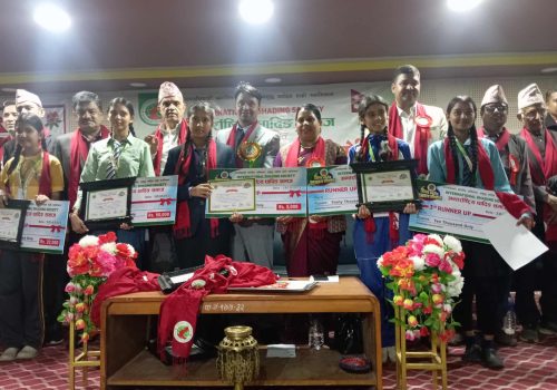 सञ्जिवनी वक्तृत्वकला प्रतियोगितामा प्रथम