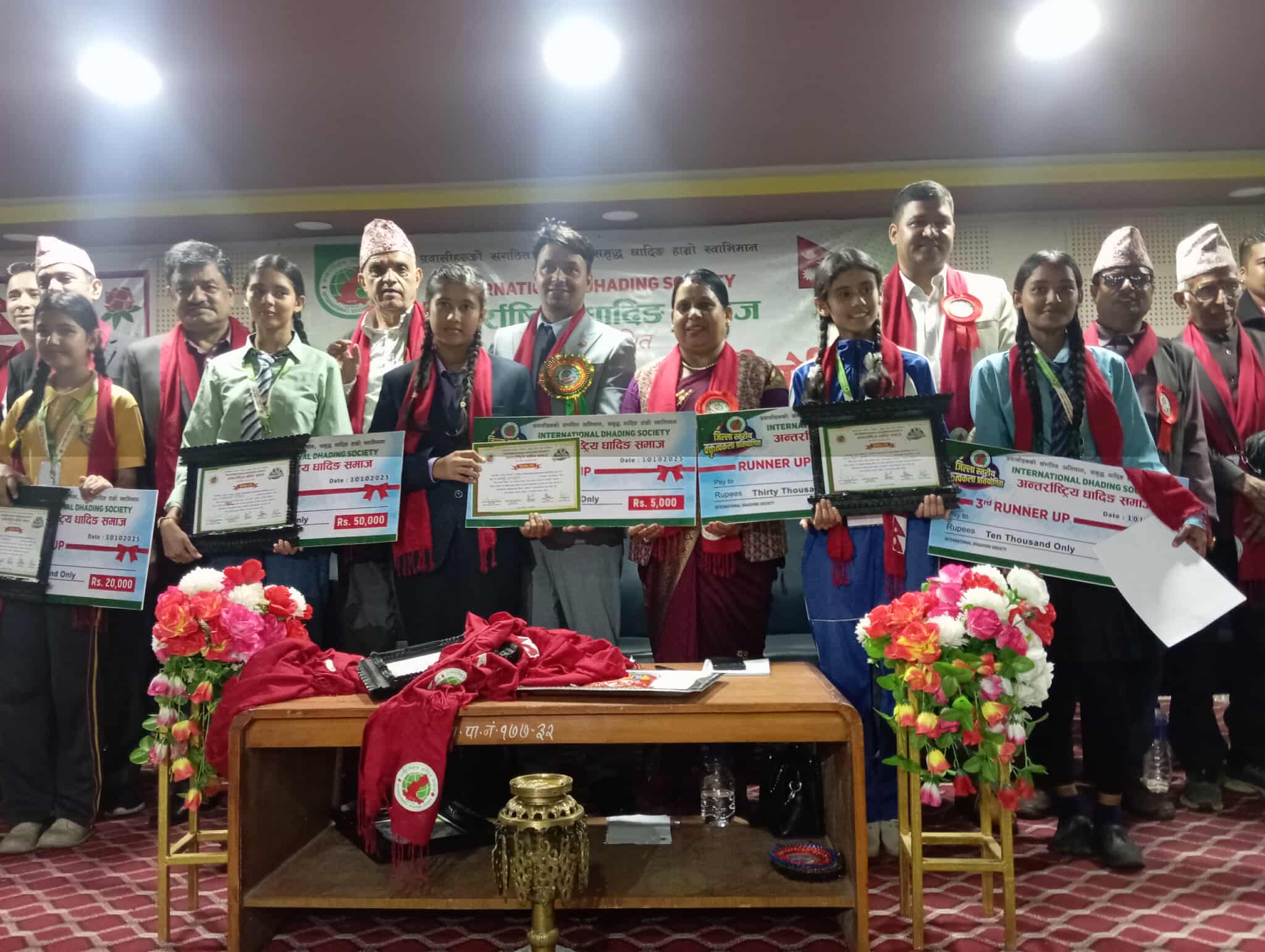 सञ्जिवनी वक्तृत्वकला प्रतियोगितामा प्रथम