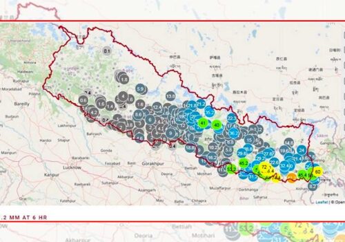 देशका धेरै ठाउँमा निरन्तर झरी