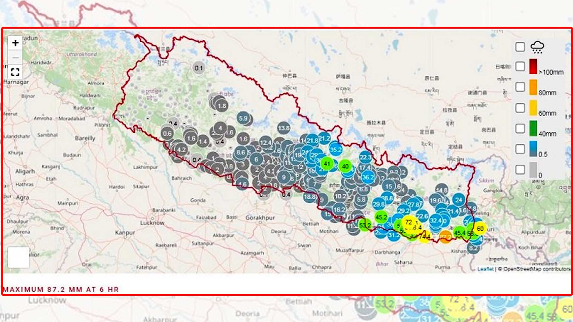 jhari-14 देशका धेरै ठाउँमा निरन्तर झरी