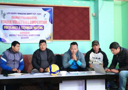 प्रदेश स्तरीय महिला भलिबल प्रतियोगिताको तयारी पूरा