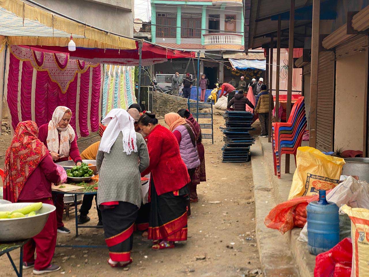 आजदेखी धादिङबेसीमा नेवाः खाना उत्सव सुरु हुँदै