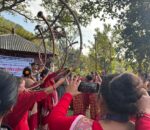 महिला समूहद्वारा गीत मार्फत सचेतनामुलक सन्देश प्रस्तुत