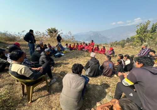 प्रयास नेपाल धादिङ कार्यसमितिद्धारा परियोजनाको स्थलगत अनुगमन