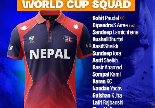 टी-२० विश्वकपका लागि नेपालको टोली घोषणा