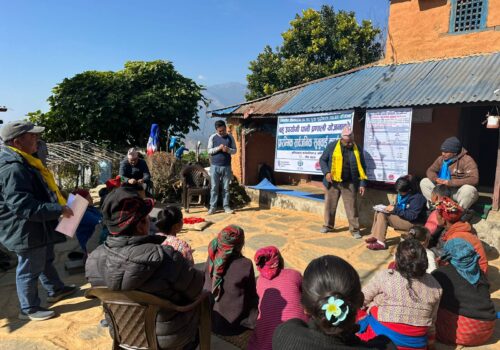 गोरगङ बहुउपयोगी पानी प्रणाली योजनाको प्रारम्भिक सार्वजनिक सुनुवाइ सम्पन्न