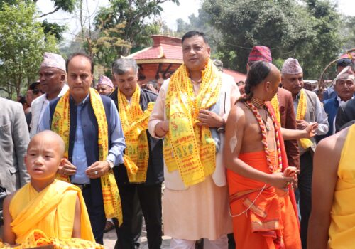 नृसिंहधाम पुरुषोत्तम महा–महोत्सव सुरु